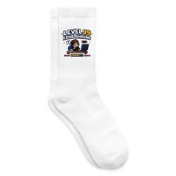 Level 99 - Tennissocken - Weiß - Rechts