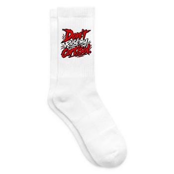 Dont Raise My Cortisol - Tennissocken - Weiß - Rechts