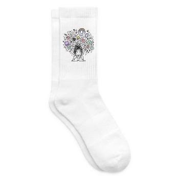 adhs-brain - Tennissocken - Weiß - Rechts