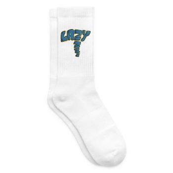 Faul, ein gezogenes Wort - Tennissocken - Weiß - Rechts