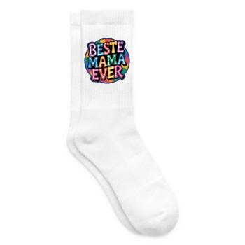 Beste Mama Ever - Tennissocken - Weiß - Rechts