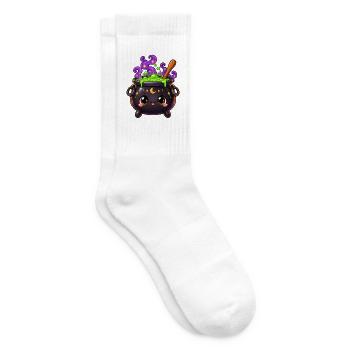 Mondstaub-Magieglas - Tennissocken - Weiß - Rechts