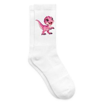 Greifvogel Rose Kawaii - Tennissocken - Weiß - Rechts