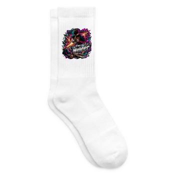 The Welder Neon Sparks - Tennissocken - Weiß - Rechts