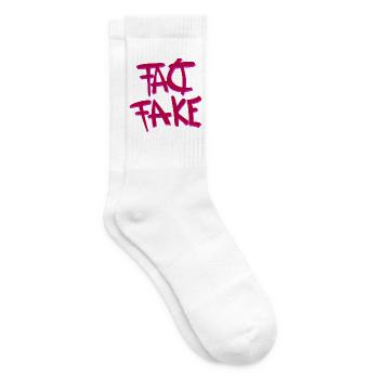 Graffiti Fake Statement Design - Tennissocken - Weiß - Rechts