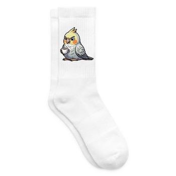 Nymphensittich Nymphensittiche Nymphensittichvogel - Tennissocken - Weiß - Rechts