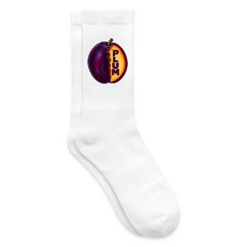 PLUM – Fruchtkunst - Tennissocken - Weiß - Rechts