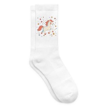 Pony Sterne - Tennissocken - Weiß - Rechts