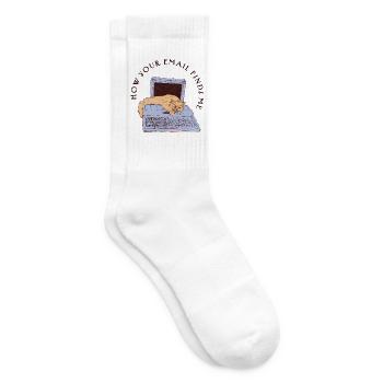 WIE DEINE E-MAIL MICH GEFUNDEN HAT - Tennissocken - Weiß - Rechts