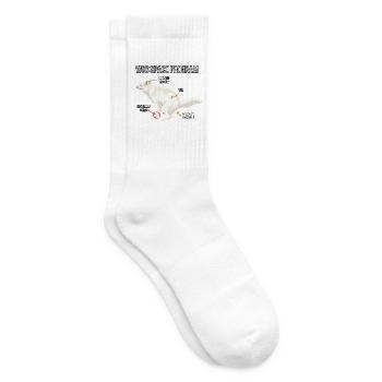 Space Dog Programm - Tennissocken - Weiß - Rechts