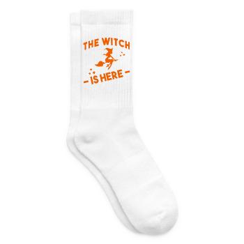 Halloween Witch - Tennissocken - Weiß - Rechts