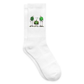 Apple bereit für den Schuljahresstart – ich bin bereit! - Tennissocken - Weiß - Rechts
