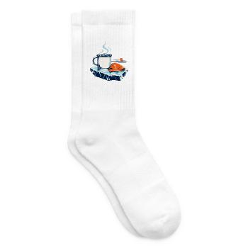 Heiß nach Eis - Tennissocken - Weiß - Rechts