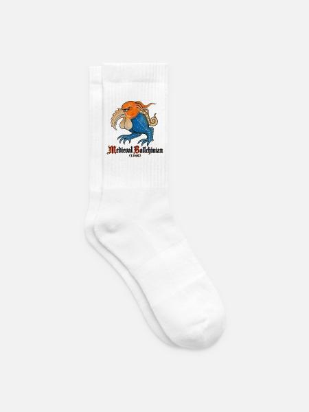 Mittelalterliches Ballchinian (1340) - Tennissocken - Weiß