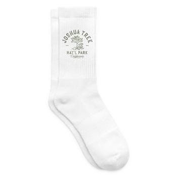 Der Nationalpark Vintage Joshua Tree - Tennissocken - Weiß - Rechts