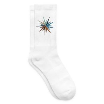 Sternenburst Farbenspiel - Tennissocken - Weiß - Rechts