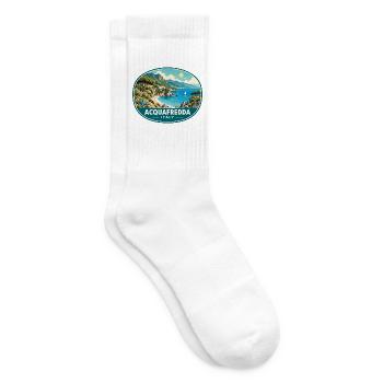 Erkunden Sie Acquafredda in Italien an der Tyrrhenischen Meeresküste - Tennissocken - Weiß - Rechts