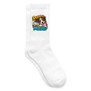 Australian Shepherd - Tennissocken - Weiß - Rechts
