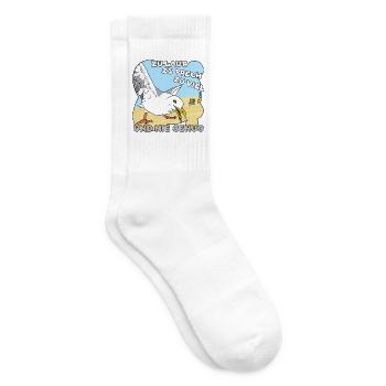 Zu laut, zu frech, zu viel - Tennissocken - Weiß - Rechts