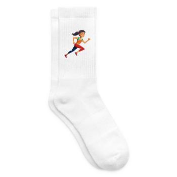 Running Girl - Tennissocken - Weiß - Rechts