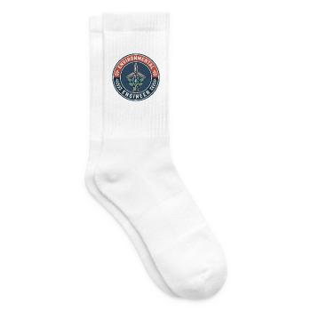 Vintage Environmental Engineer Windturbinenabzeichen - Tennissocken - Weiß - Rechts