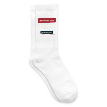 Stricken – eine weitere Reihe war vor zwölf Reihen - Tennissocken - Weiß - Rechts