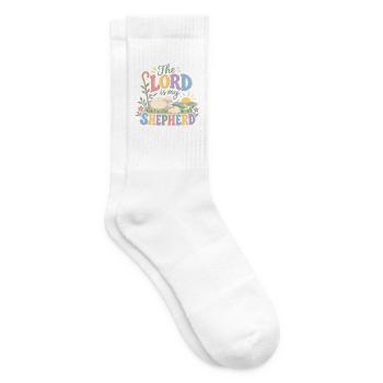 Der Herr ist mein Hirte - Tennissocken - Weiß - Rechts