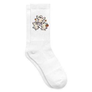 Drei tanzende Geister - Tennissocken - Weiß - Rechts