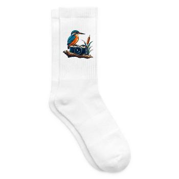 Eisväger vor der Kamera - Tennissocken - Weiß - Rechts