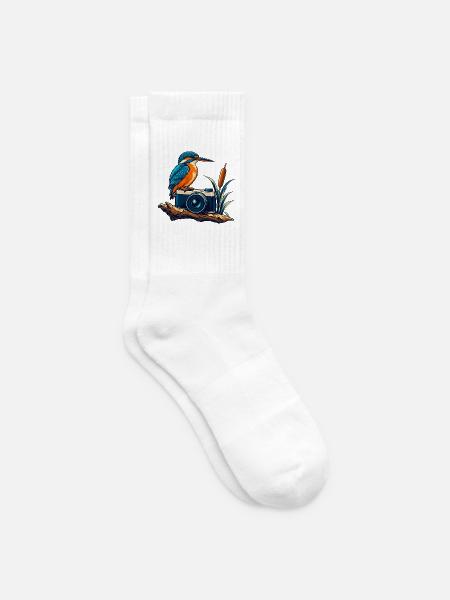 Eisväger vor der Kamera - Tennissocken - Weiß