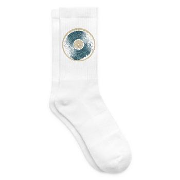 Naturvinyl – Kanu und Wald - Tennissocken - Weiß - Rechts