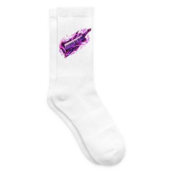 Neon Galaxy Keytar - Tennissocken - Weiß - Rechts