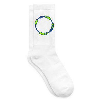 Plasmid DNA Genetik Logo - Tennissocken - Weiß - Rechts