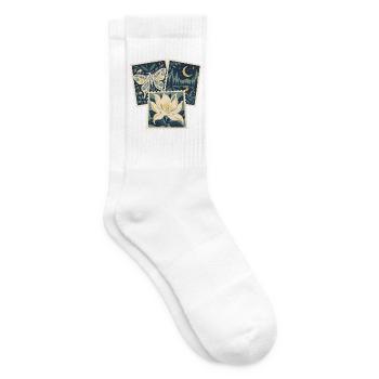 Moonlit Forest Lotus Stempel-Set - Tennissocken - Weiß - Rechts