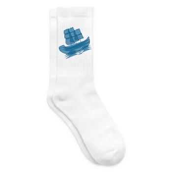 Voilier Allemagne du Nord Marin Capitaine - Chaussettes de tennis - blanc - Droite