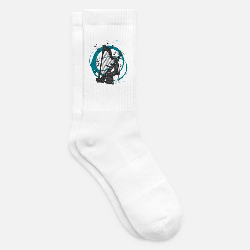 Sons de harpe - Chaussettes de tennis - blanc