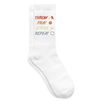 Blague de bowling - Chaussettes de tennis - blanc - Droite