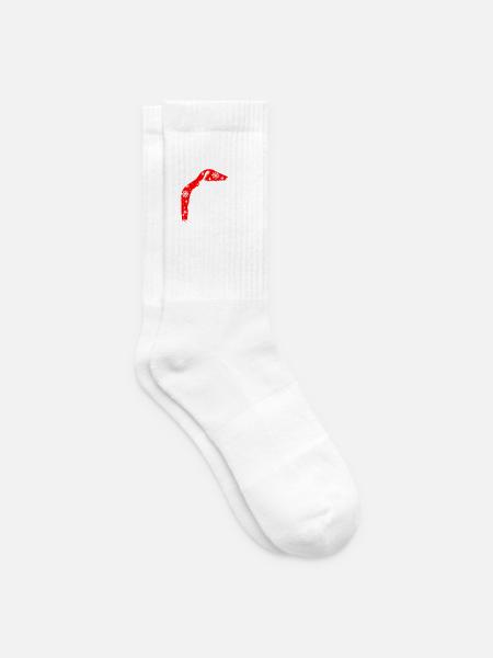 Christmas cat - Tennissocken - Weiß