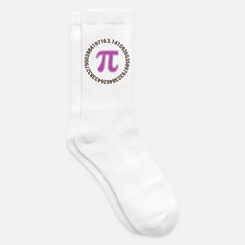 Pi-Tag - Glücklicher Pi-Tag - Tennissocken - Weiß