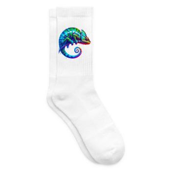 Chamäleon - Tennissocken - Weiß - Rechts