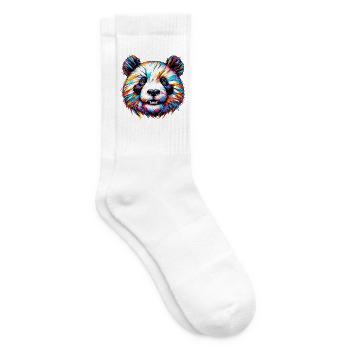 Panda - Tennissocken - Weiß - Rechts