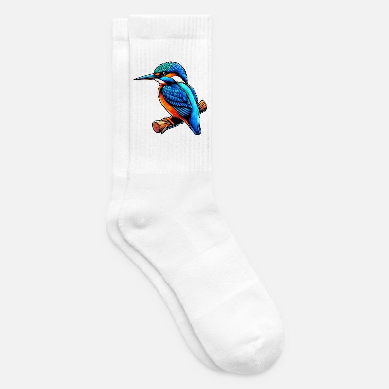 Eisvogel - Tennissocken - Weiß