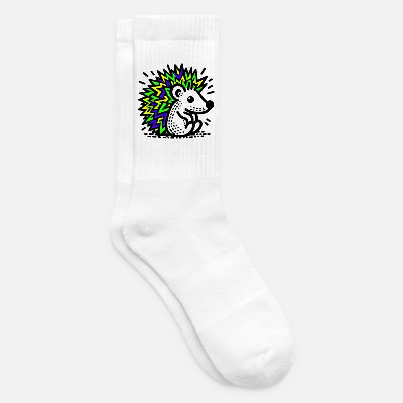 Igel - Tennissocken - Weiß