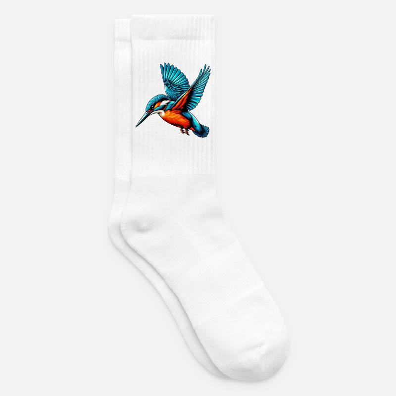 Eisvogel - Tennissocken - Weiß