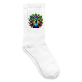 Peacock - Tennis socks - white - Right
