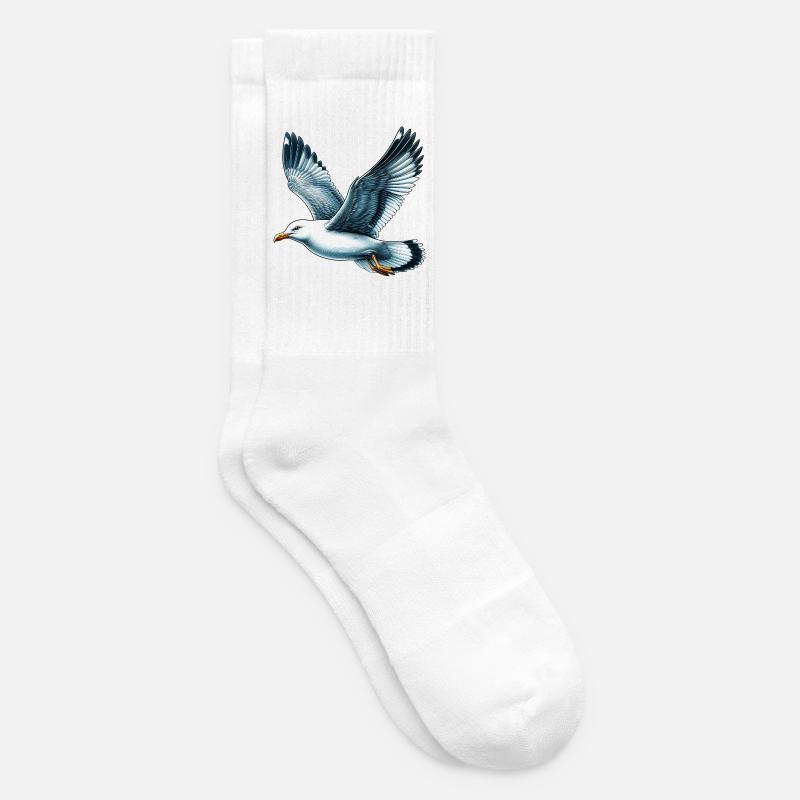 Mouette - Chaussettes de tennis - blanc
