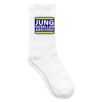 Bachelor party Jga saying - Tennis socks - white - Right