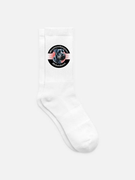 Riesenschnauzer Schutzhund Emblem - Tennissocken - Weiß