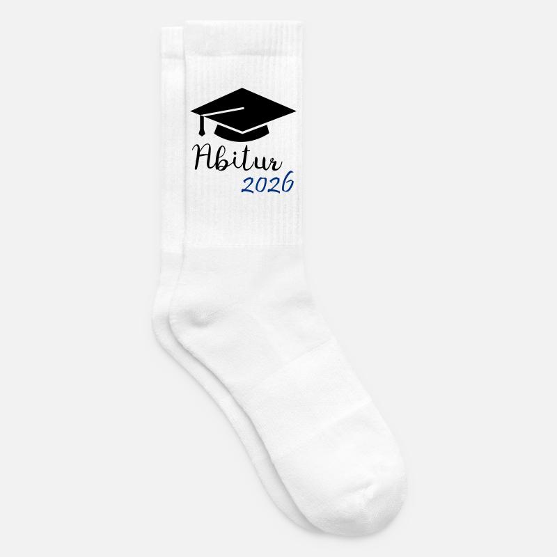 Abitur 2026 - Tennissocken - Weiß