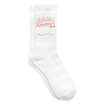 Kölsche Karnevalsmaus Karneval Köln Kölner Maus - Tennissocken - Weiß - Rechts